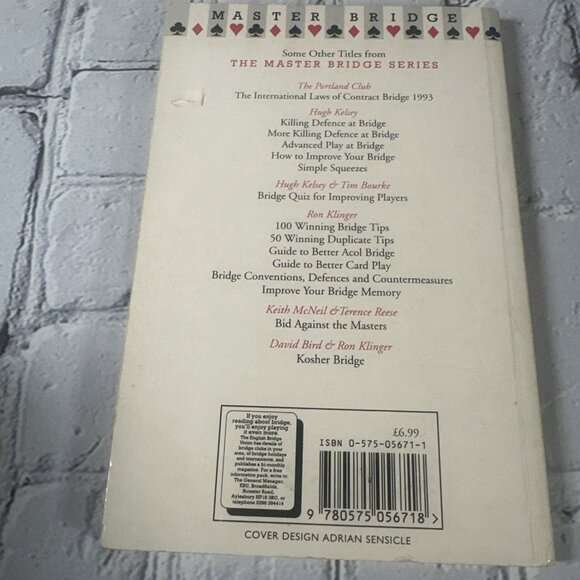 3 BRIDGE Card Game Books Bridge For Dummies Complete Idiot Guide Winning Bridge - Picture 6 of 16